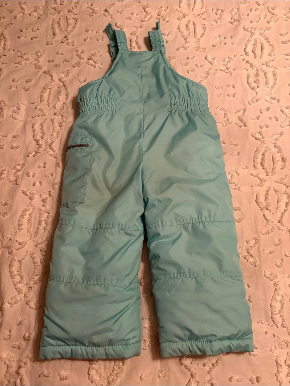 Carter's Light Aqua Snow Bib Overalls
